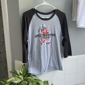 Disney Epcot raglan shirt